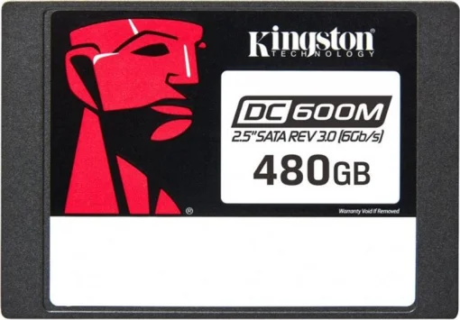 Накопичувач SSD  480GB Kingston SSD DC600M 2.5" SATAIII 3D TLC (SEDC600M/480G)