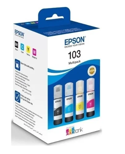 Комплект чернил Epson L31XX Multipack (C,M,Y,Bk) (C13T00S64A)