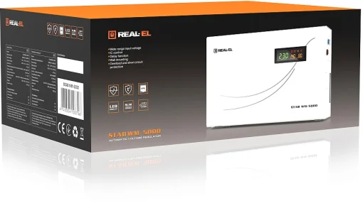 Стабилизатор напряжения REAL-EL STAB WM-5000