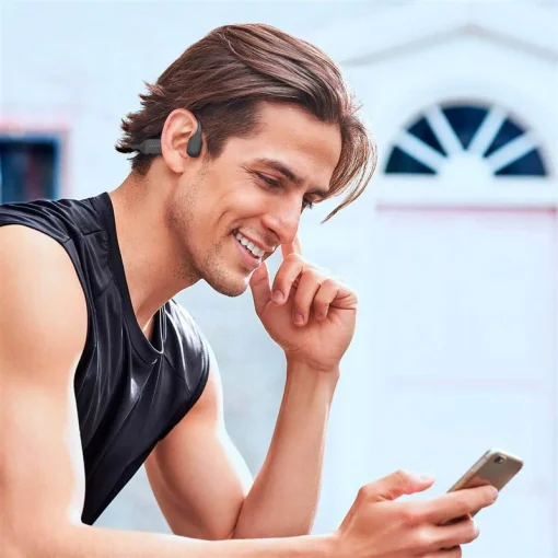 Bluetooth-гарнитура Haylou PurFree BC01 Wireless Bone Conduction Headphones Black (HAYLOU-BC01-BK)