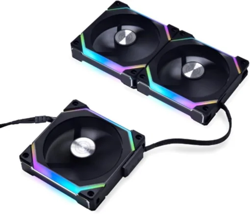 Вентилятор Lian Li Uni Fan SL V2, 120mm, Triple, Black (G99.12SLV23B.00)