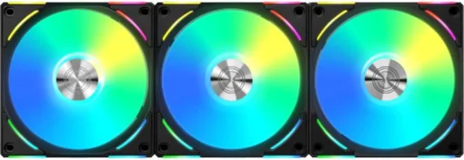 Вентилятор Lian Li Uni AL V2, 120mm, Triple, Black (G99.12ALV23B.00)