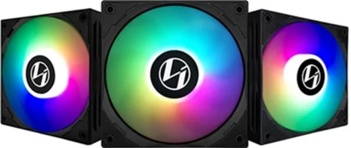 Вентилятор Lian Li ST120-3, Triple, Black (G99.12ST3B.00)