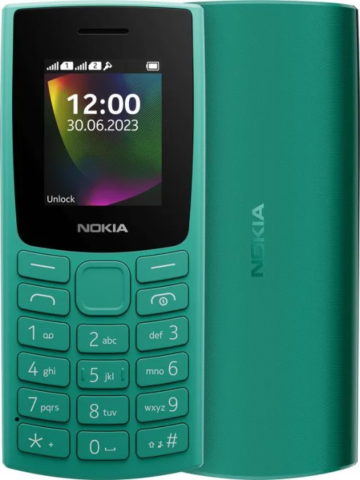 Мобильный телефон NOKIA 106 (2023) DS Emerald Green (106 DS 2023 GREEN)