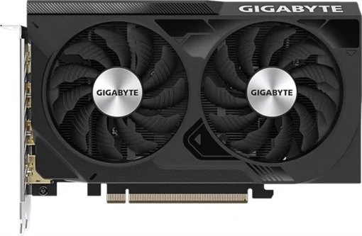 Видеокарта GF RTX 4060 8GB GDDR6 Windforce OC Gigabyte (GV-N4060WF2OC-8GD)