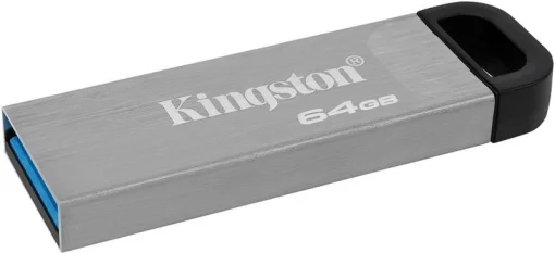 Флэш-накопитель USB3.2 64GB Kingston DataTraveler Kyson Silver/Black (DTKN/64GB)
