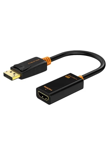 Перехідник Сabletime DisplayPort - HDMI, 0.2m, v2.0 (1920*1080p)/60HZ (CP22B)