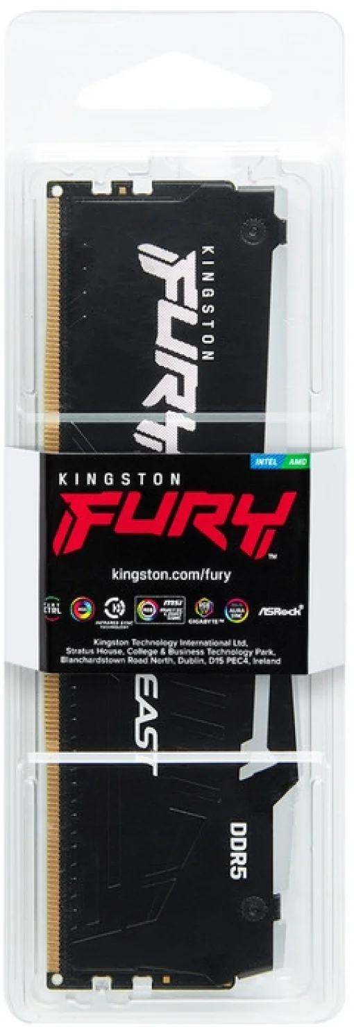 Модуль памяти DDR5 32GB/4800 Kingston Fury Beast RGB (KF548C38BBA-32)