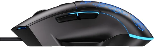 Мышка Aula F812 Wired gaming mouse with 7 keys Black (6948391213132)