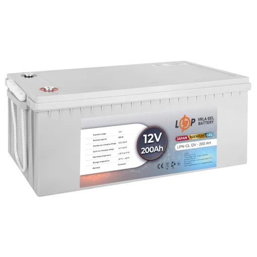 Аккумуляторная батарея Logicpower LPN-GL 12V-200 Ah GEL