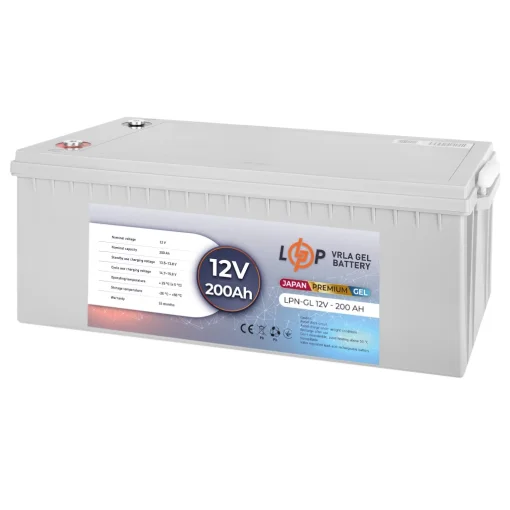 Аккумуляторная батарея Logicpower LPN-GL 12V-200 Ah GEL