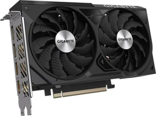 Видеокарта GF RTX 4060 Ti 8GB GDDR6 Windforce OC Gigabyte (GV-N406TWF2OC-8GD)