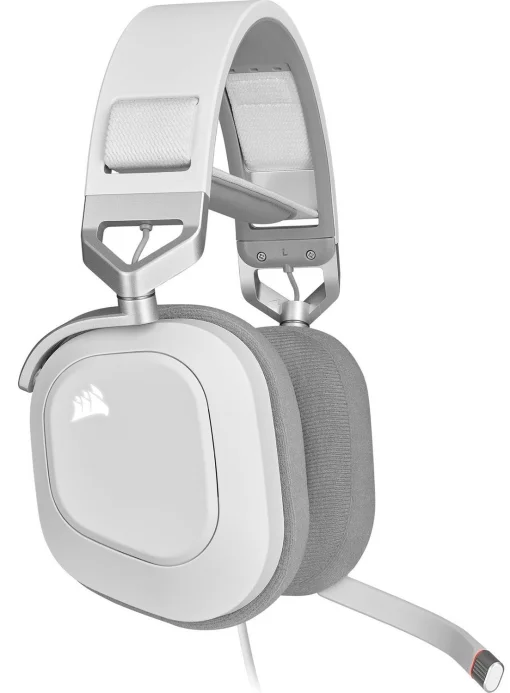 Гарнитура Corsair HS80 RGB USB Headset White (CA-9011238-EU)