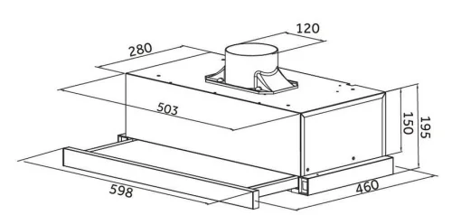Вытяжка Pyramida TLX2-60 IX