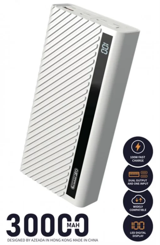 Повербанк PRODA Azeada Almighty PD-P106 100W PD+QC 30000mAh White