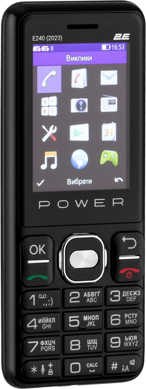 Мобильный телефон 2E E240 2023 Dual Sim Black (688130251068)