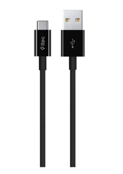 Кабель Ttec (2DK12S) USB - Type-C 1.2м, Black