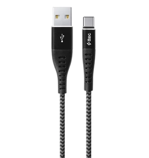 Кабель Ttec (2DKX02CS) USB-USB-C, ExtremeCable, 1.5м, Black