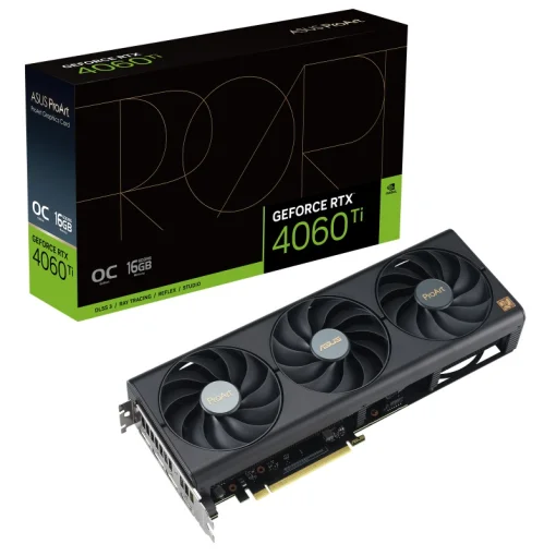 Видеокарта GF RTX 4060 Ti 16GB GDDR6X ProArt OC Asus (PROART-RTX4060TI-O16G)