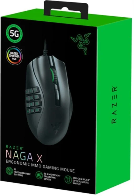 Мышь Razer Naga X Black (RZ01-03590100-R3M1)