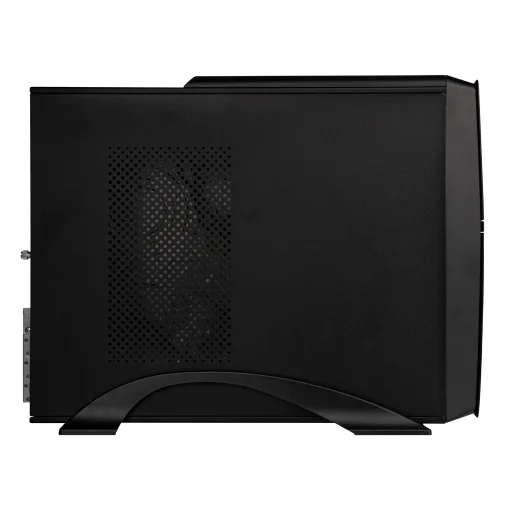 Корпус Prologix E106 Slim 400W 8cm, 2хUSB3.0, Black Door