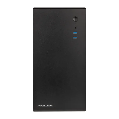 Корпус Prologix E105 400W 12см, 2xUSB3.0, Black