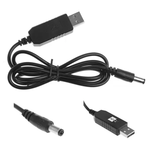 Кабель живлення USB to DC XOKO 5V - 12V 5.5x2.1mm 0.95м (XK-DC512)