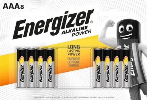Батарейка ENERGIZER Alkaline Power AAA 8шт/уп (E300112100)