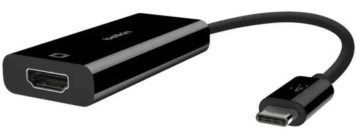 Адаптер Belkin USB Type C-HDMI, 0.1м Black (F2CU038btBLK)