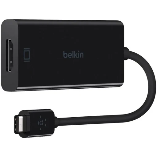 Адаптер Belkin USB Type C-HDMI, 0.1м Black (F2CU038btBLK)