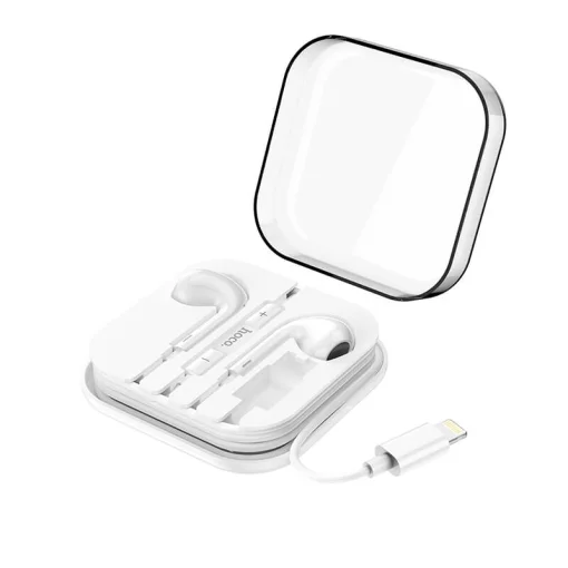 Навушники HOCO M1 Max Lightning White (M1MW)