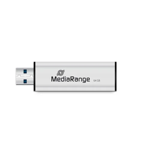 Флеш-накопичувач USB3.0 64GB Type-C MediaRange Black/Silver (MR917)