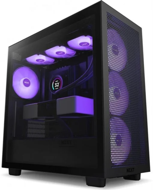 Корпус NZXT H7 Flow RGB Black (CM-H71FB-R1) без БП