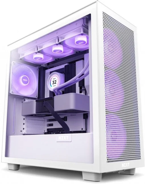 Корпус NZXT H7 Flow RGB White (CM-H71FW-R1) без БП
