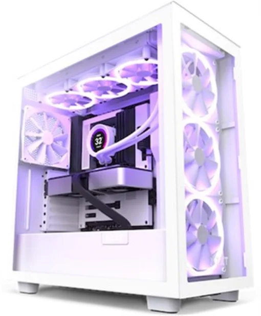 Корпус NZXT H7 Flow RGB White (CM-H71FW-R1) без БП