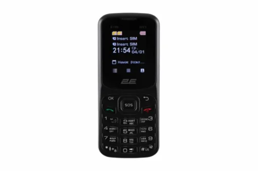 Мобiльний телефон 2E E180 2023 Dual Sim Black (688130251044)