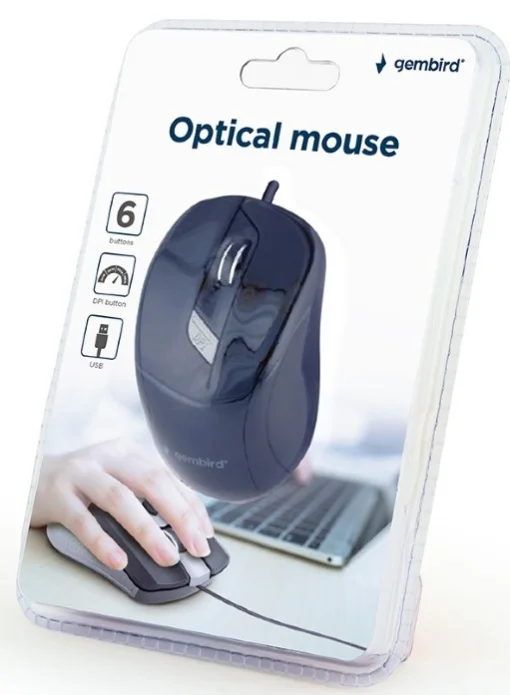 Мышка Gembird MUS-6B-01 Black USB