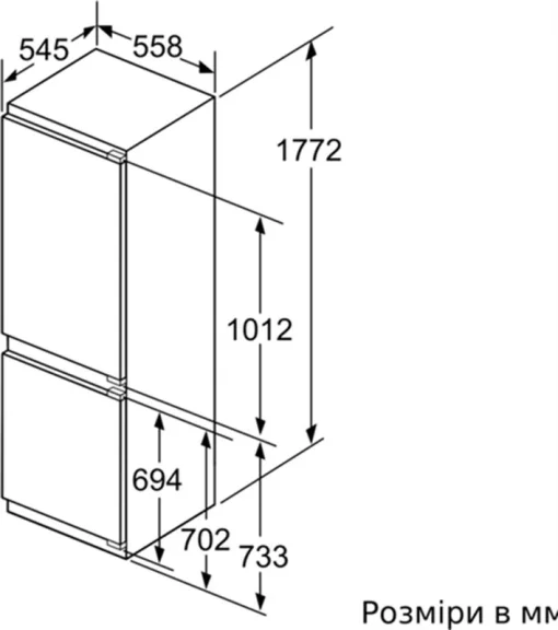 Вбудований холодильник Siemens KI86SAF30U