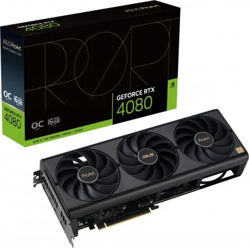 Видеокарта GF RTX 4080 16GB GDDR6X ProArt OC Asus (PROART-RTX4080-O16G)