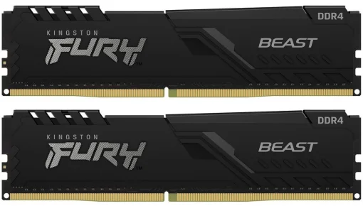 Модуль пам`ятi DDR4 2x32GB/3200 Kingston Fury Beast Black (KF432C16BBK2/64)