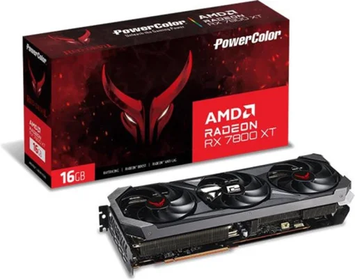 Видеокарта AMD Radeon RX 7800 XT 16GB GDDR6 Red Devil PowerColor (RX 7800 XT 16G-E/OC)