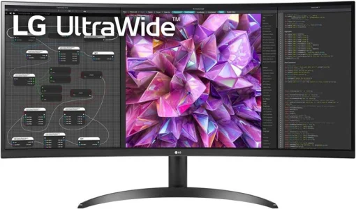 Монитор LG 34" UltraWide 34WQ60C-B IPS Black Curved