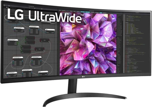 Монитор LG 34" UltraWide 34WQ60C-B IPS Black Curved