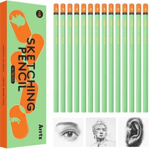 Набор карандашей Arrtx для рисования HB (ADP-01HB), 14 шт (LC303595)