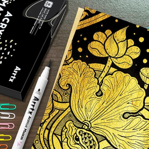 Акриловые маркеры Arrtx AACM-0500-10A, 10 шт (LC303601)