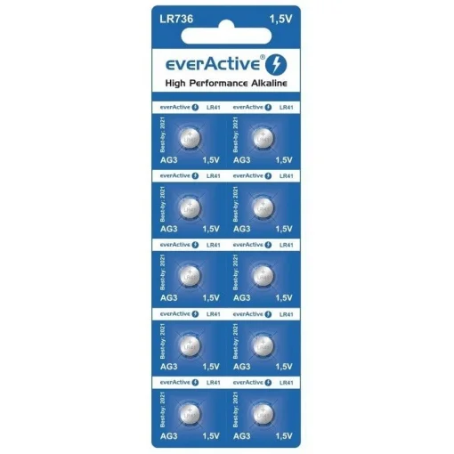 Батарейка everActive LR736 (LR41/G3) BL 10шт