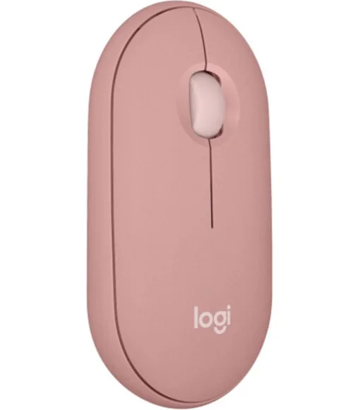 Мишка бездротова Logitech Pebble Mouse 2 M350s Rose (910-007014)