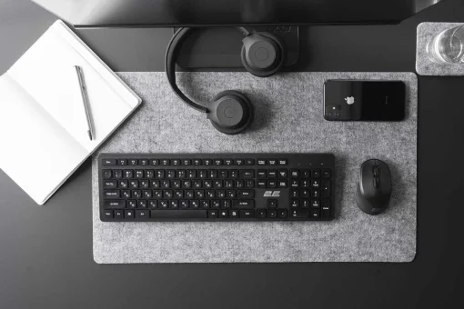 Клавиатура беспроводная 2E KS260 WL EN/UKR Black (2E-KS260WB)