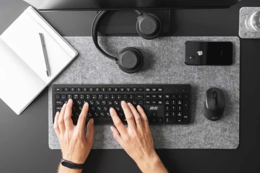Клавиатура беспроводная 2E KS260 WL EN/UKR Black (2E-KS260WB)