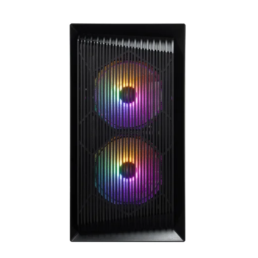 Корпус 1stPlayer BS-2-3F1-BK Black без БП